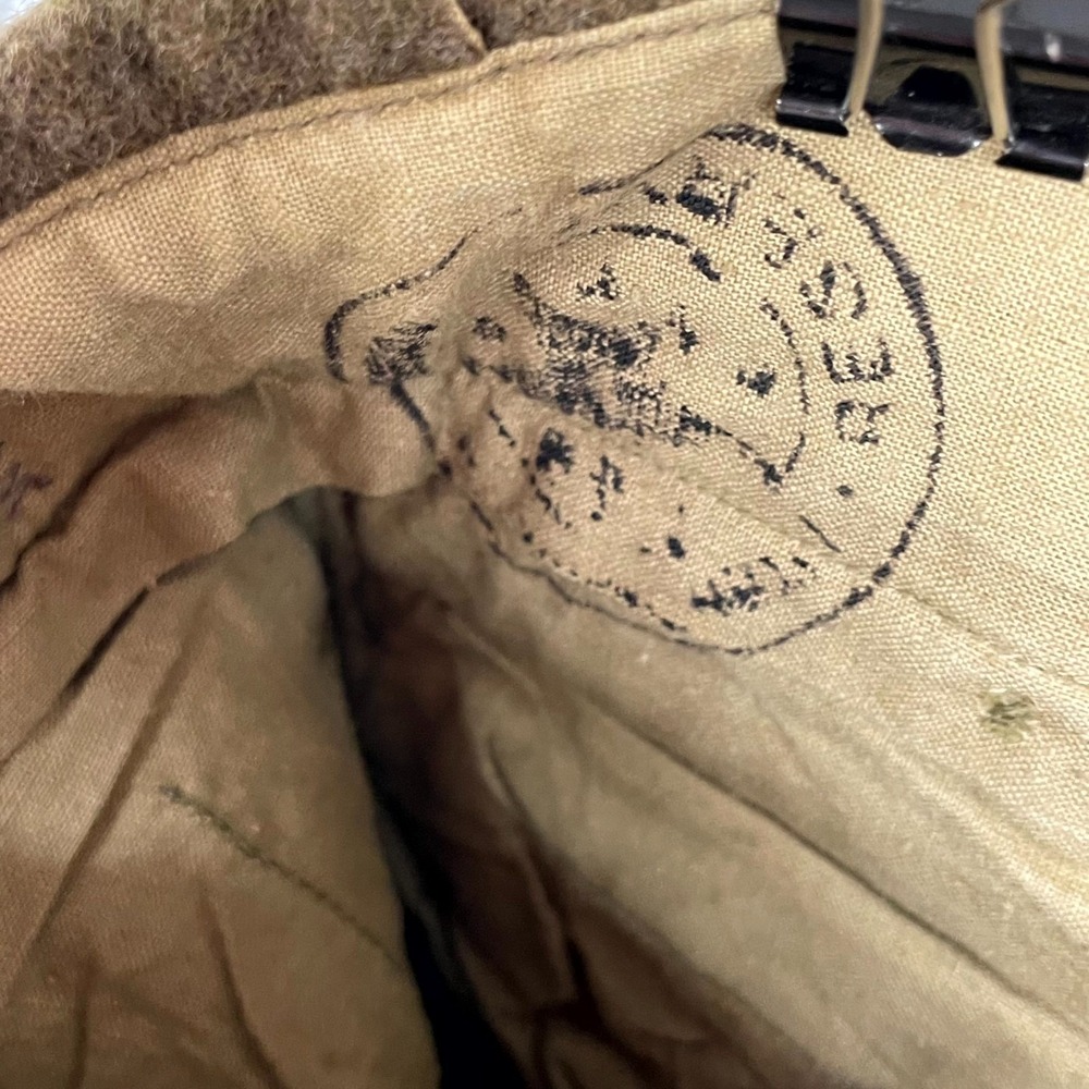 Vintage 1948 Belgian Military Field Pants Mens 27x28.5* Brown Wool Army Tactical - Picture 11 of 14